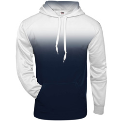 1403 - Badger - Ombre Hooded Sweatshirt